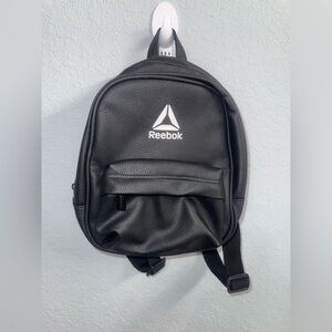 Reebok Black Mini Backpack Sleek Design